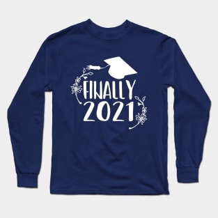 Finally 2021, white Long Sleeve T-Shirt